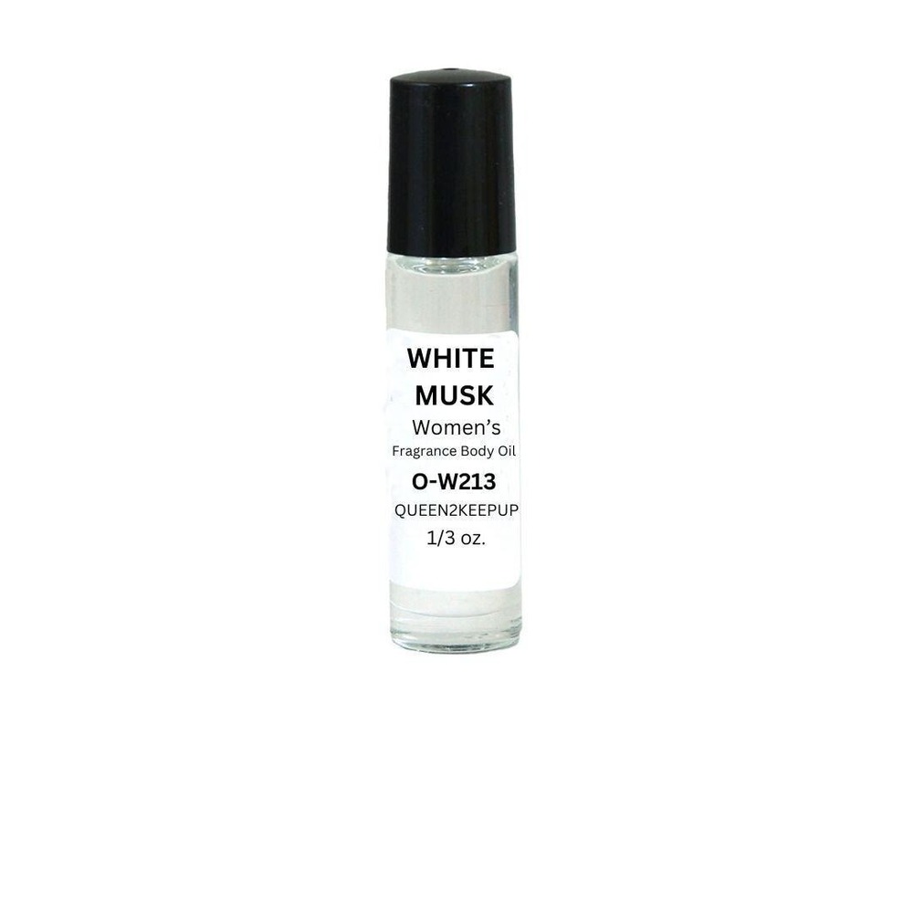 White Musk (Women) Body Oil 10 ml Fragrance Similar 1/3 oz Roll-On Scent